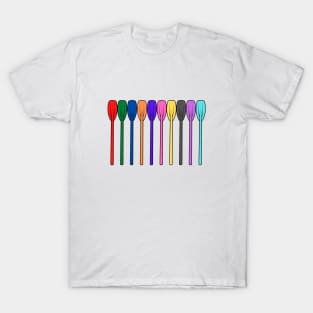 Colourful rowing oars T-Shirt